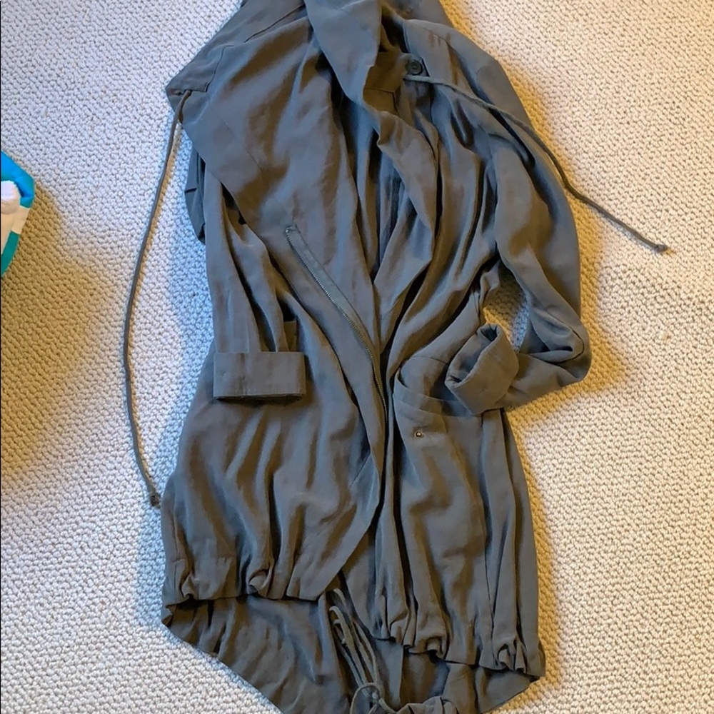Green utility jacket